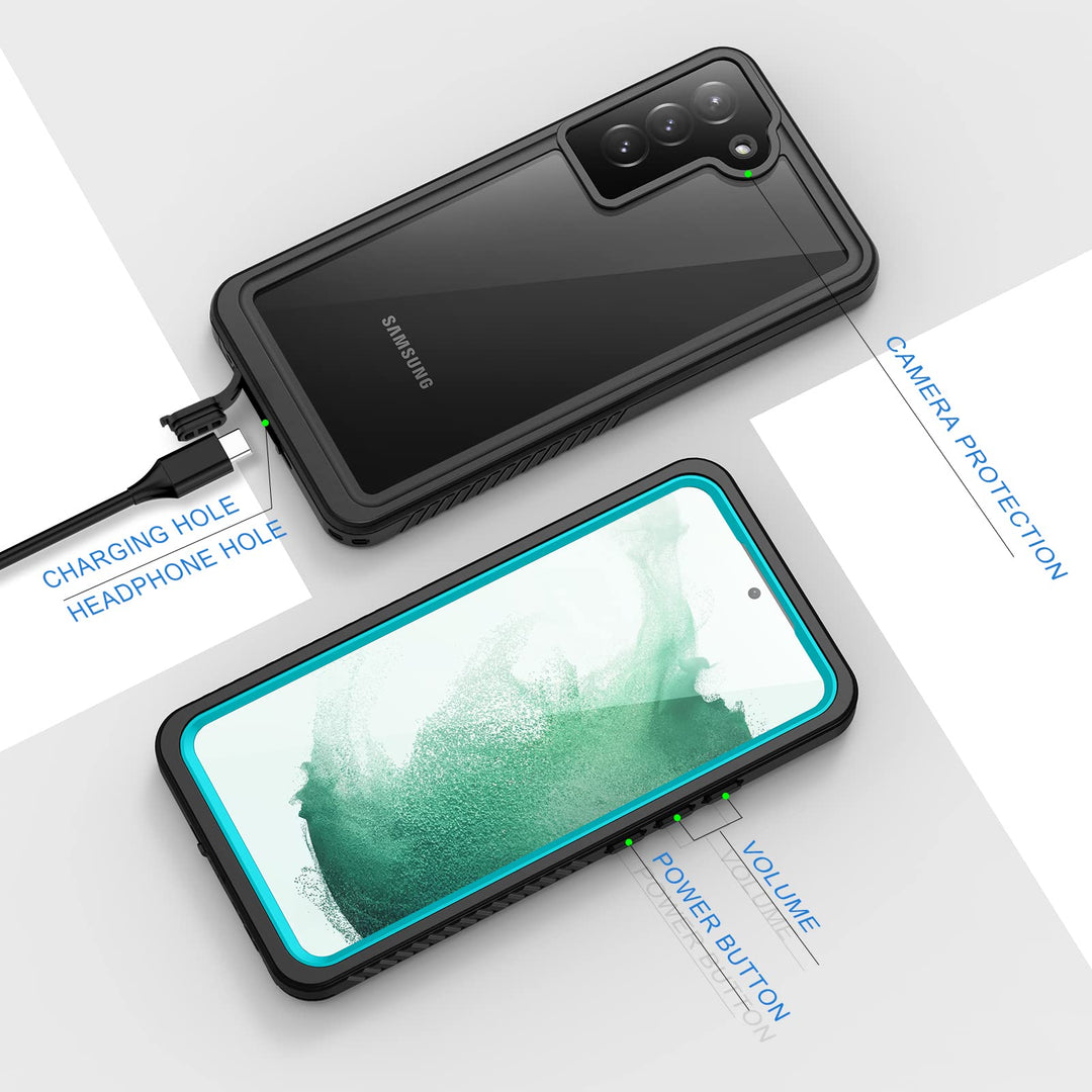 Lanhiem Armor Case for Galaxy S22+ - Waterproof & Durable - DOKUTRONIX