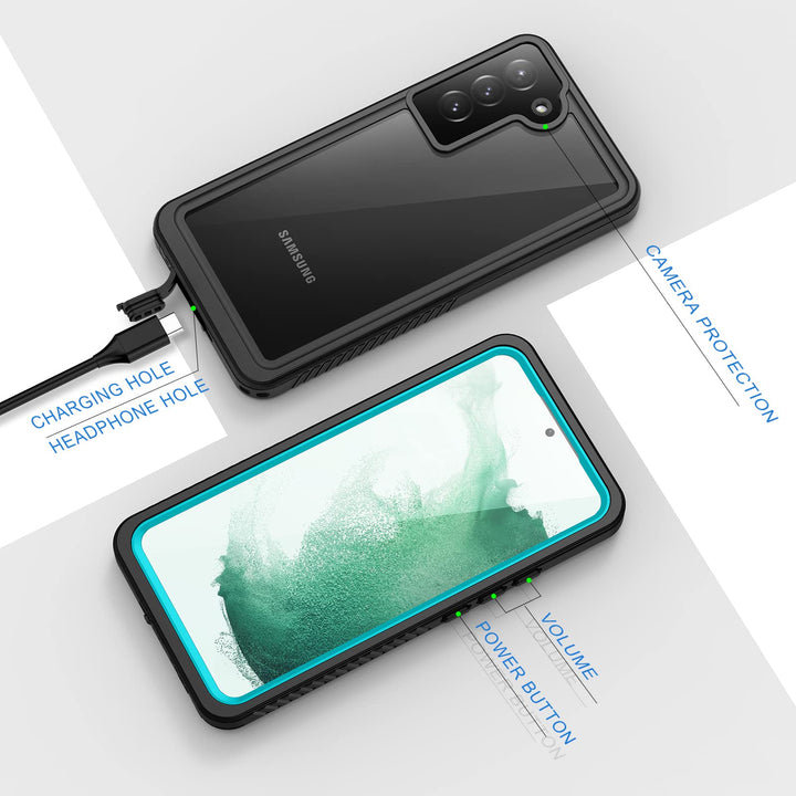 Lanhiem Armor Case for Galaxy S22+ - Waterproof & Durable - DOKUTRONIX