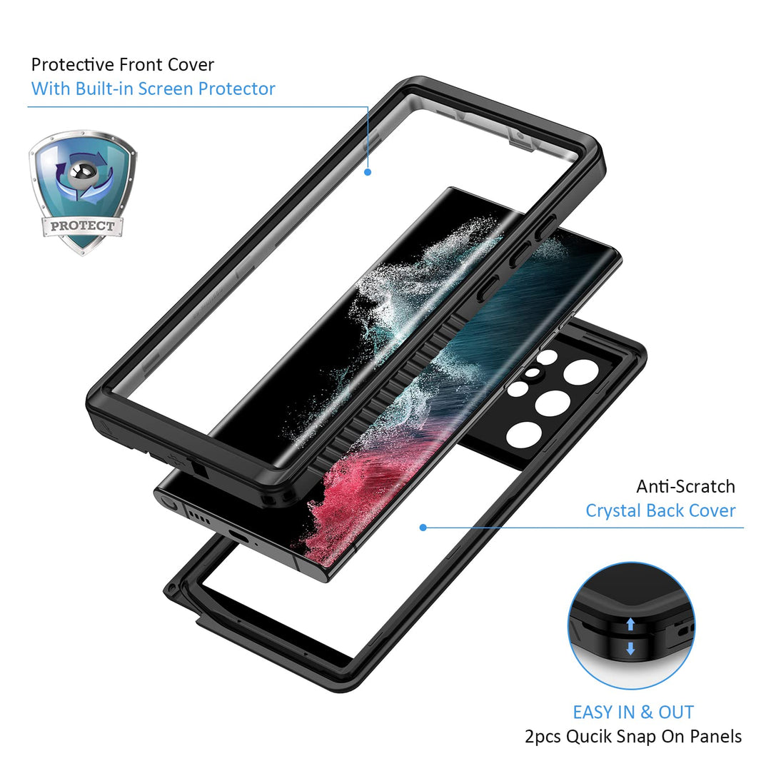 Lanhiem UltraGuard Waterproof Case for Galaxy S22 - DOKUTRONIX