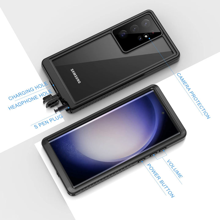 Lanhiem S23 Ultra Armor Case - Rugged & Waterproof - DOKUTRONIX
