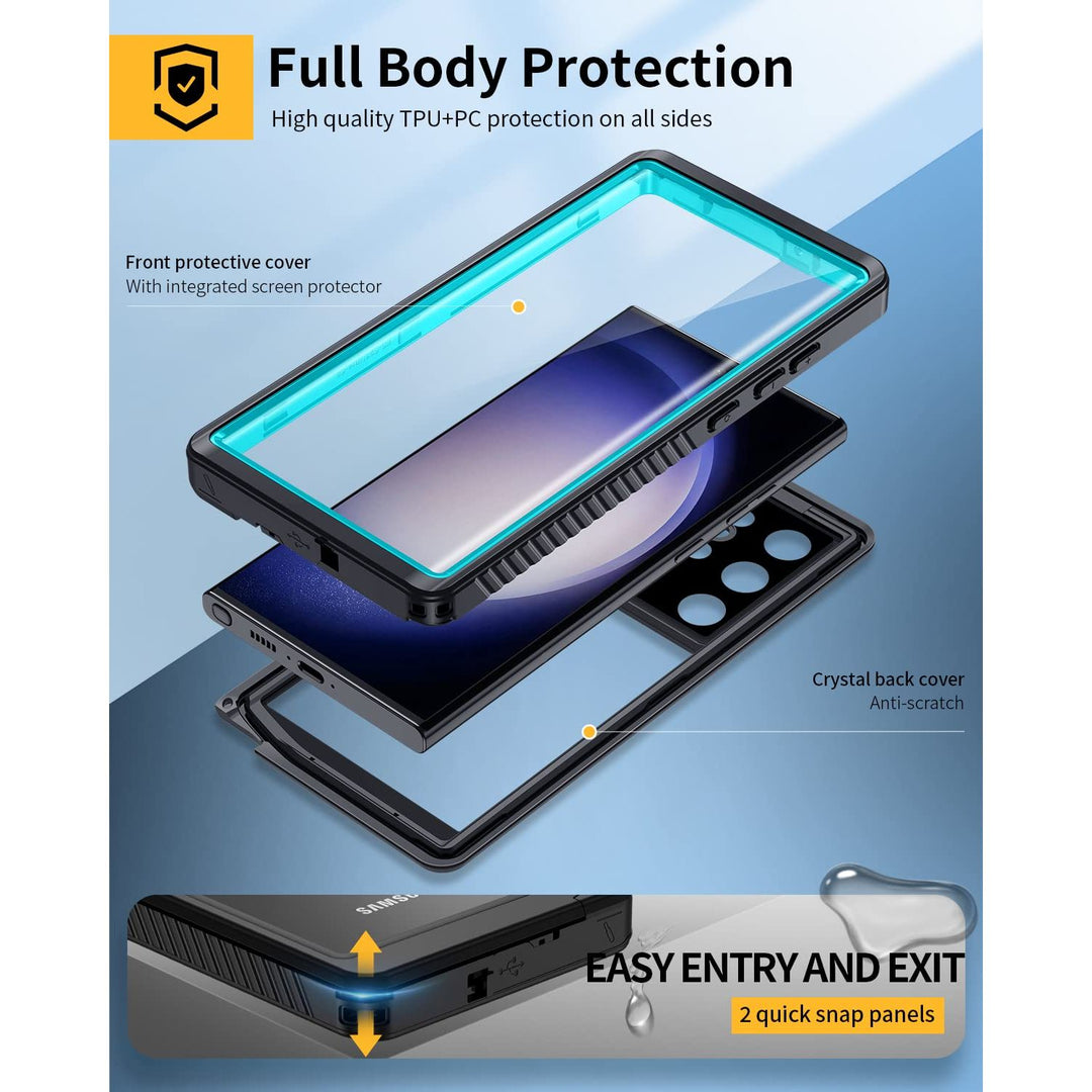 Lanhiem AquaShield Case for Galaxy S23 Ultra 5G - DOKUTRONIX