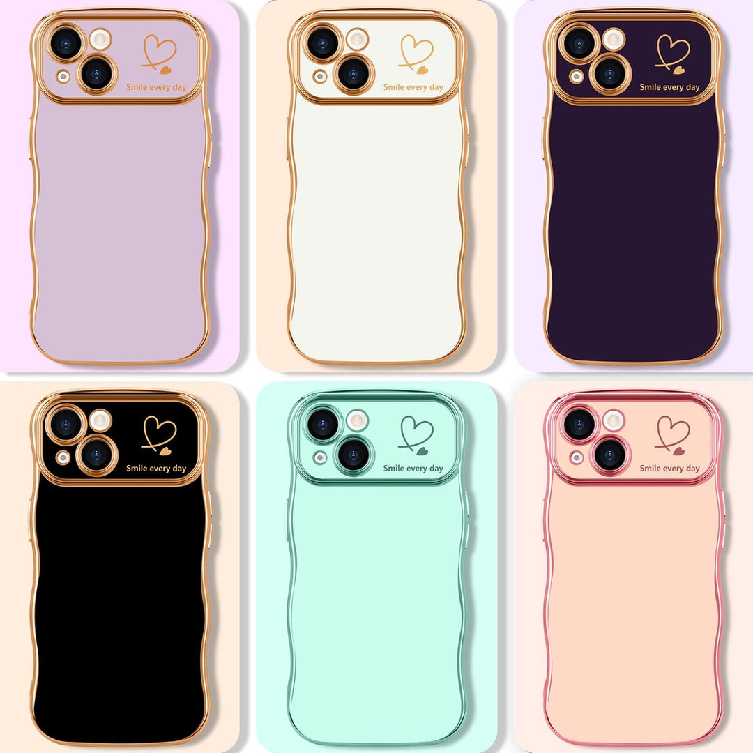 WaveLove iPhone 14 Plus Case in Dark Purple - DOKUTRONIX