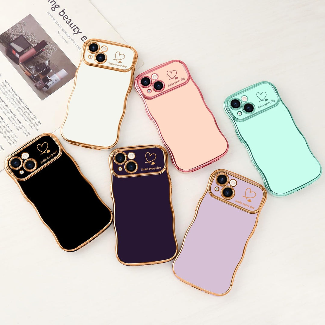 WaveLove iPhone 14 Plus Case in Dark Purple - DOKUTRONIX