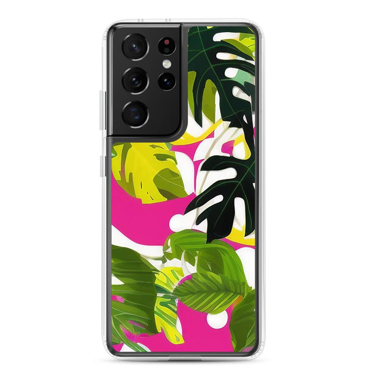 Leafy Jiffy Samsung® Clear Case - DOKUTRONIX