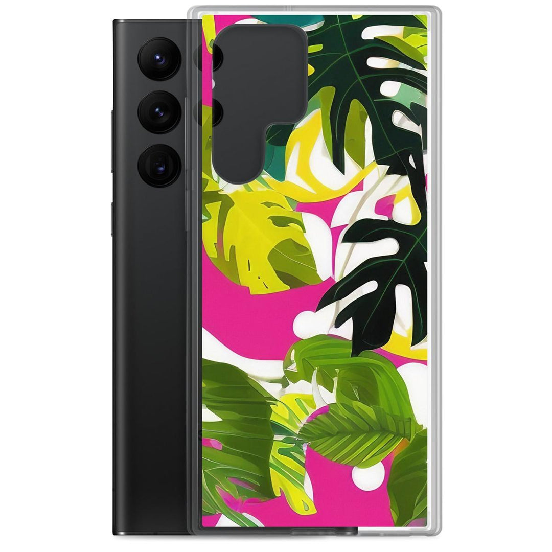 Leafy Jiffy Samsung® Clear Case - DOKUTRONIX