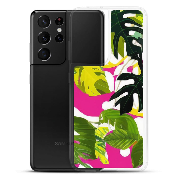 Leafy Jiffy Samsung® Clear Case - DOKUTRONIX