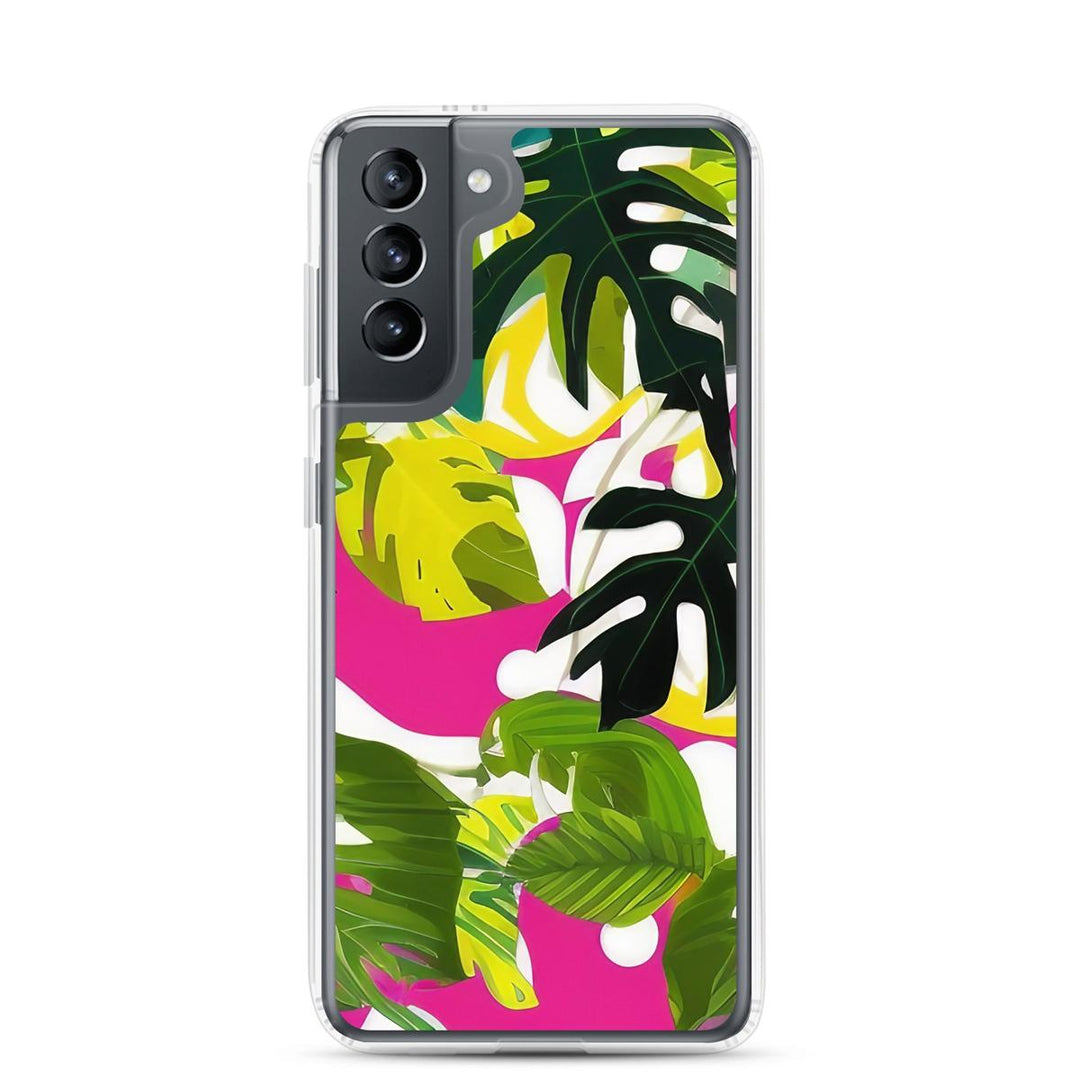 Leafy Jiffy Samsung® Clear Case - DOKUTRONIX