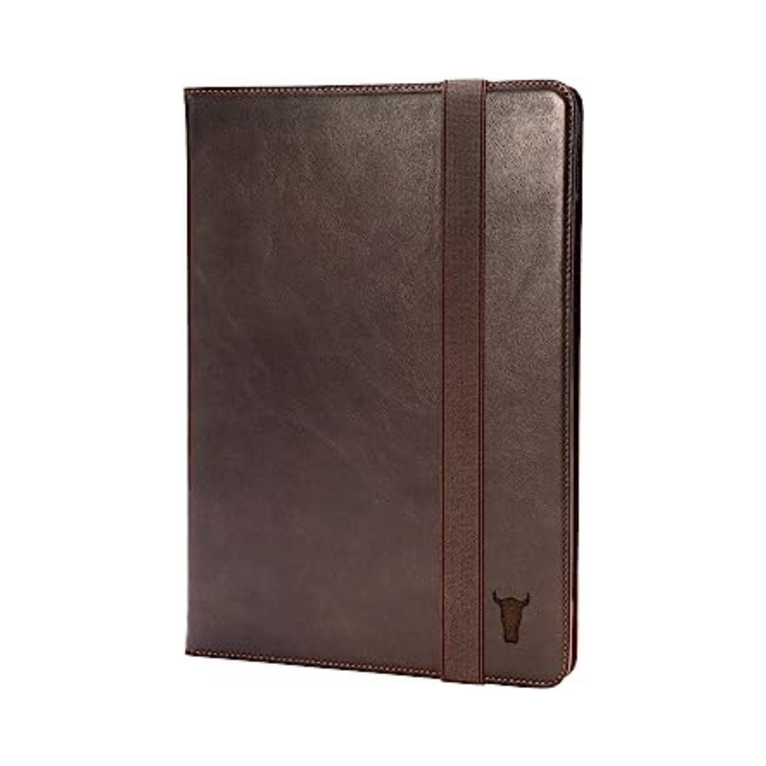 Dark Brown Genuine Leather iPad Pro 11 Case - DOKUTRONIX