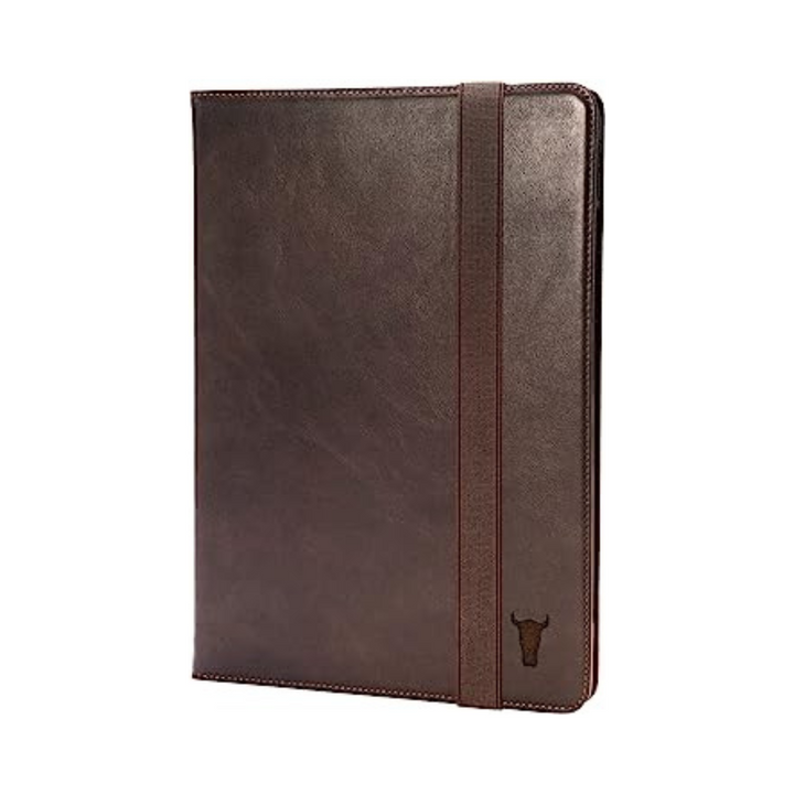 Dark Brown Genuine Leather iPad Pro 11 Case - DOKUTRONIX