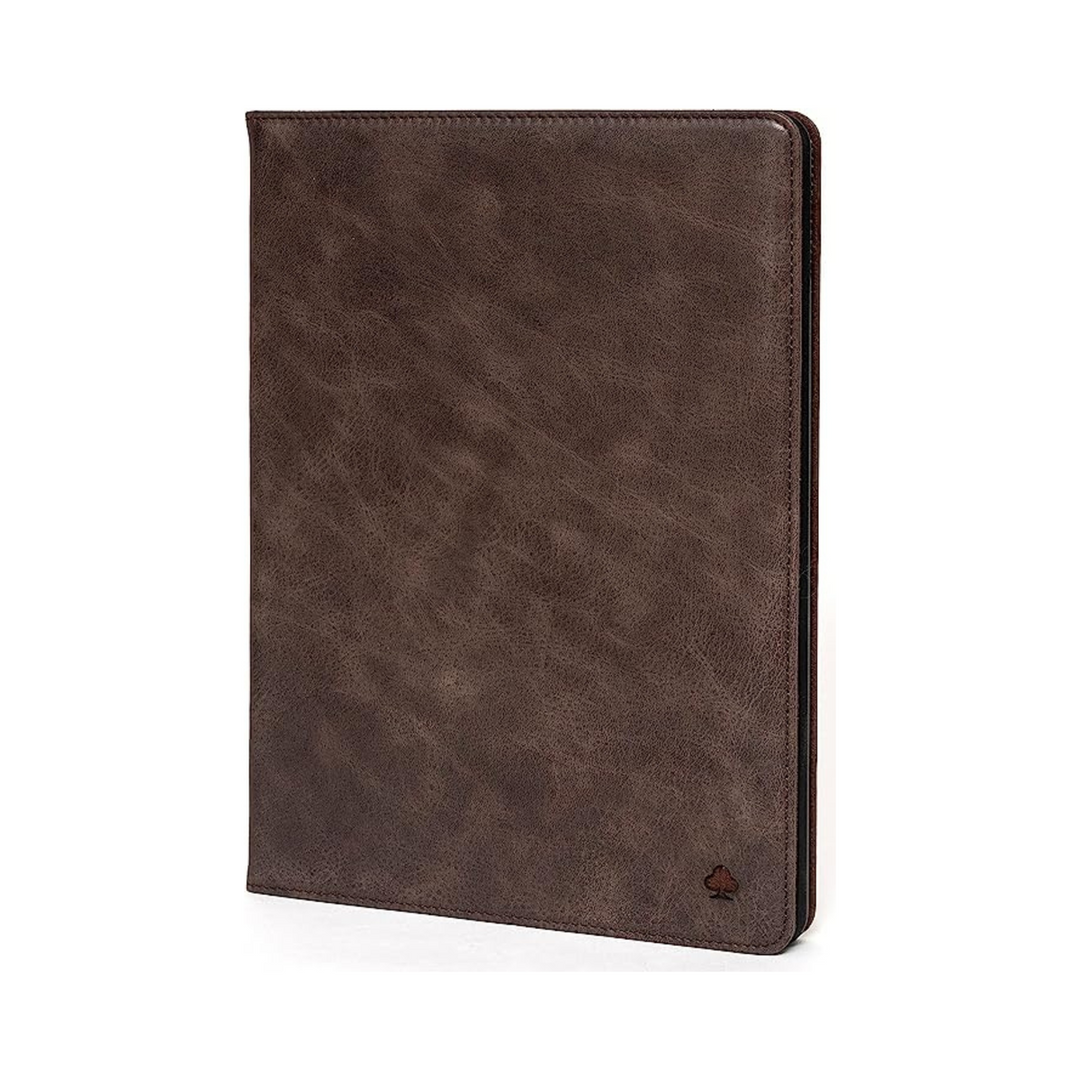 Riley Leather iPad Case (Chocolate) - DOKUTRONIX