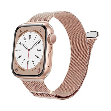 Marge Plus Stainless Steel Mesh Loop Apple Watch Band - Champagne Gold