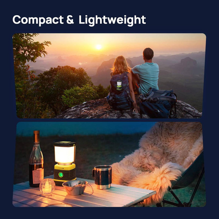 BrightTrail 1000LM LED Camping Lantern Duo - DOKUTRONIX