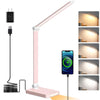 ColorTouch LED Desk Lamp with USB & Night Light
