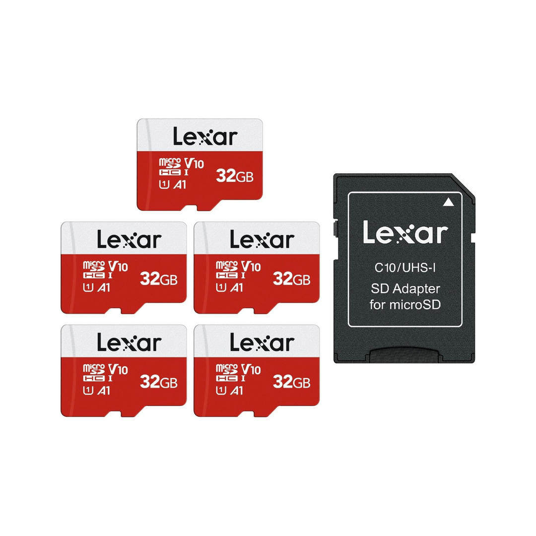 Lexar E-Series 5-Pack MicroSD - DOKUTRONIX