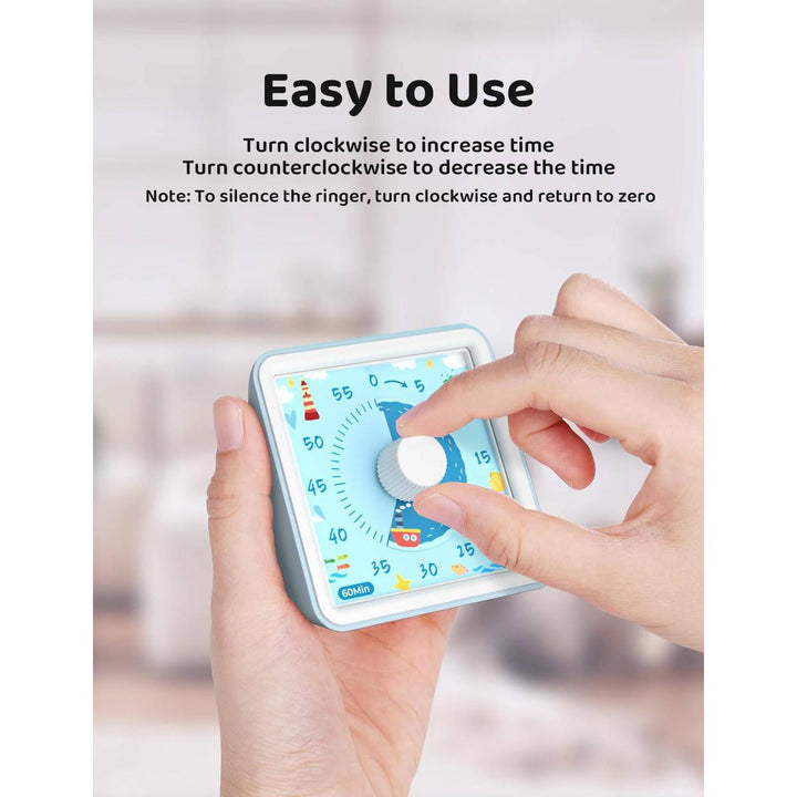 LIORQUE Rainbow Visual Timer for Kids & Classroom - DOKUTRONIX