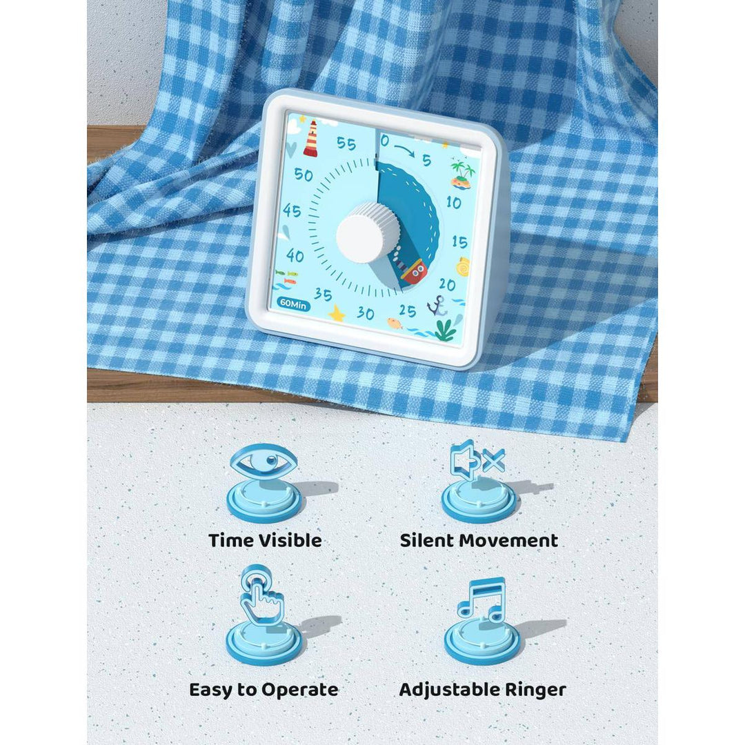 LIORQUE Rainbow Visual Timer for Kids & Classroom - DOKUTRONIX
