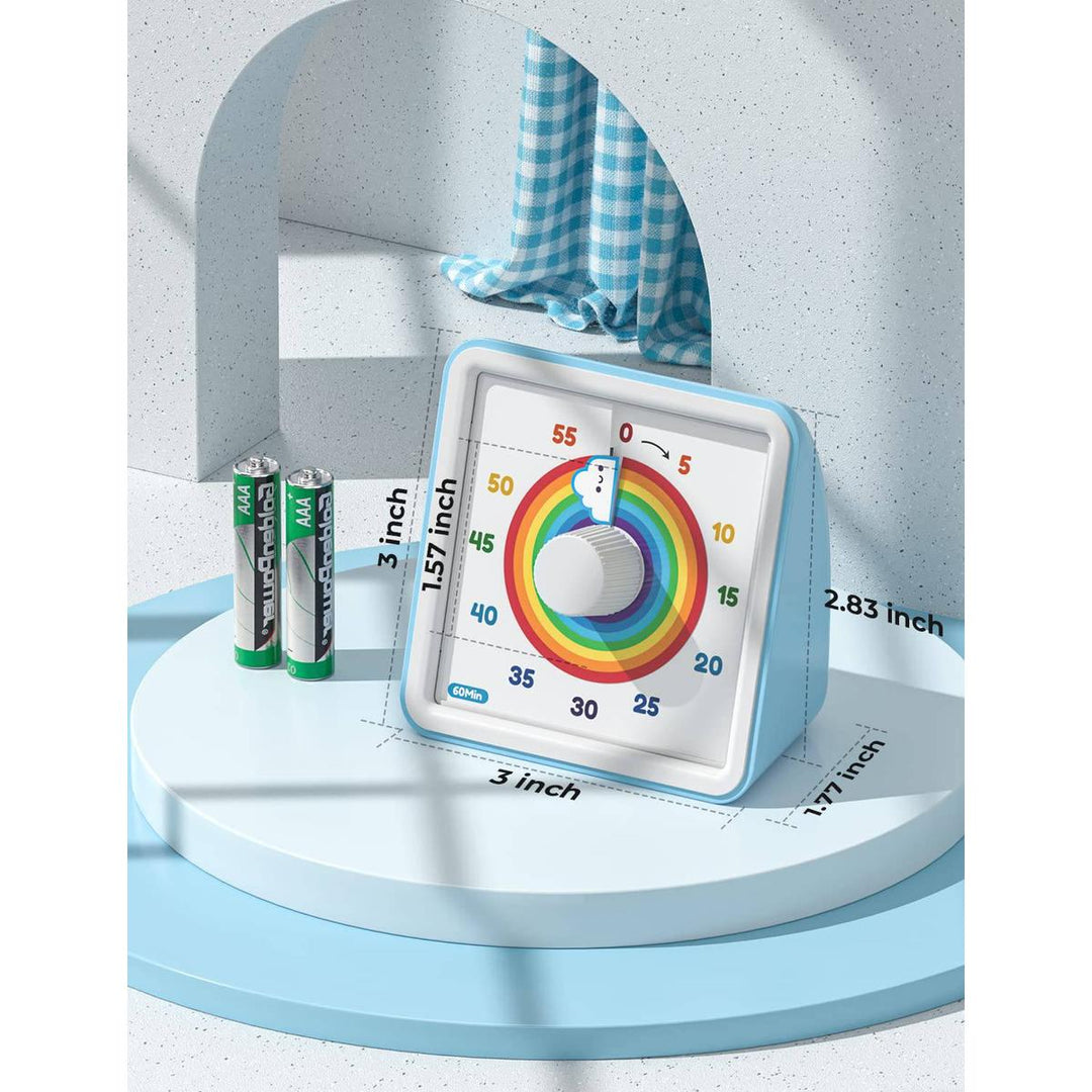 LIORQUE Rainbow Visual Timer for Kids & Classroom - DOKUTRONIX