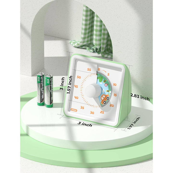 LIORQUE Rainbow Visual Timer for Kids & Classroom - DOKUTRONIX