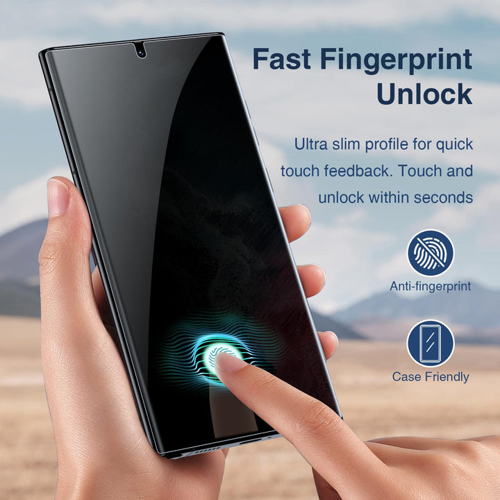 SpyGuard Duo: Galaxy S22 Ultra Screen Protectors - DOKUTRONIX