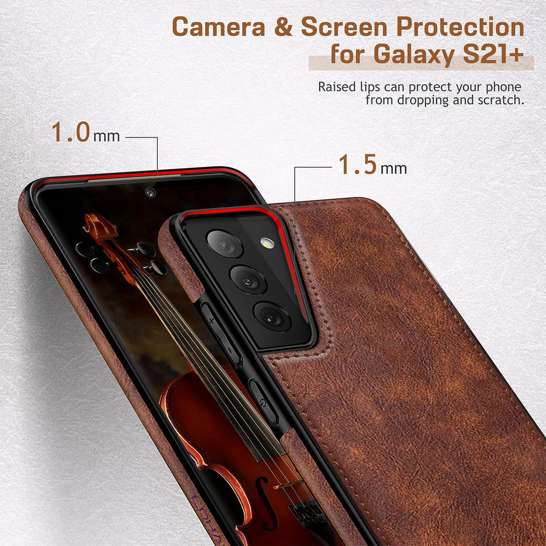 GalaxyS21 Leather Grip Case - DOKUTRONIX