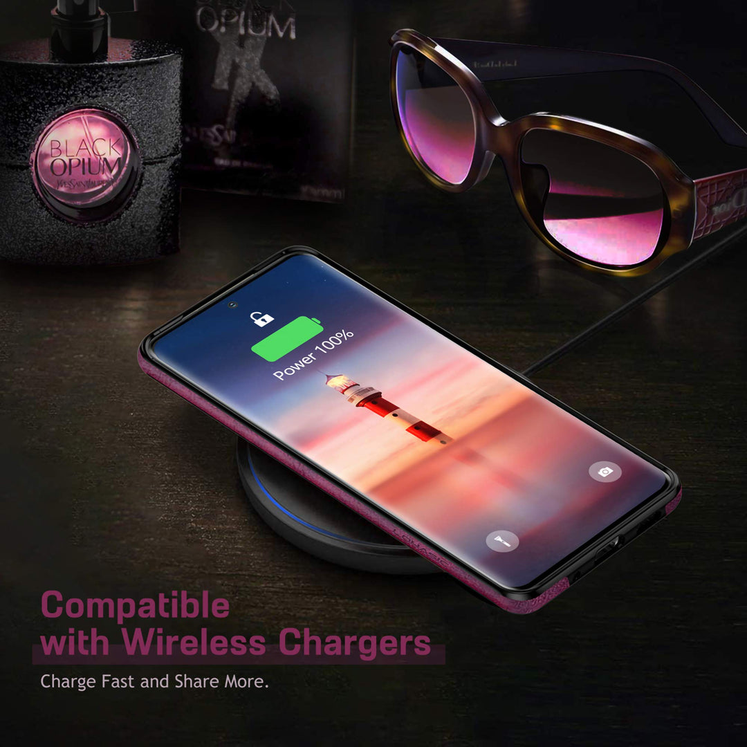 GalaxyS21 Leather Grip Case - DOKUTRONIX