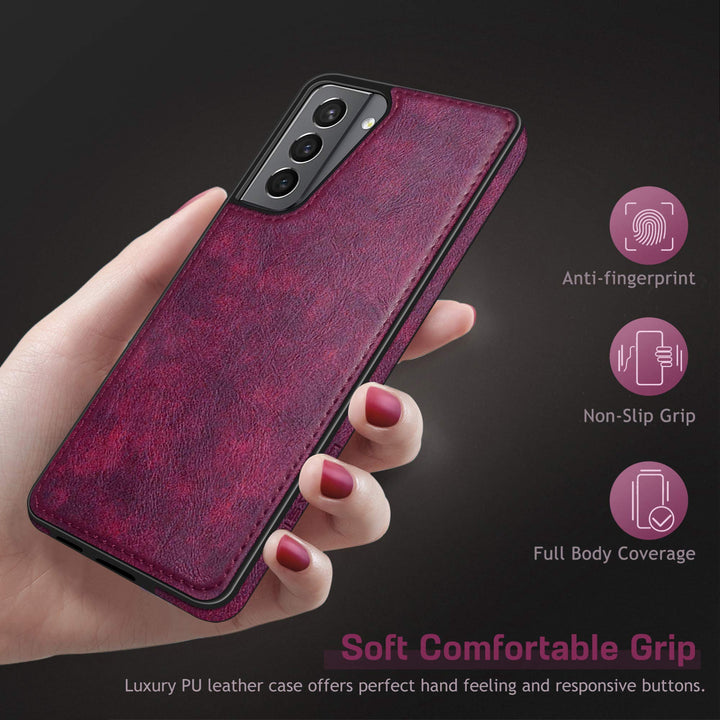GalaxyS21 Leather Grip Case - DOKUTRONIX