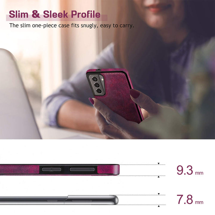 GalaxyS21 Leather Grip Case - DOKUTRONIX