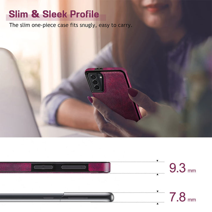 GalaxyS21 Leather Grip Case - DOKUTRONIX