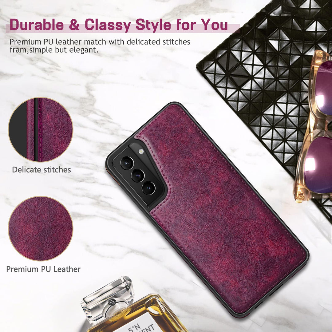 GalaxyS21 Leather Grip Case - DOKUTRONIX