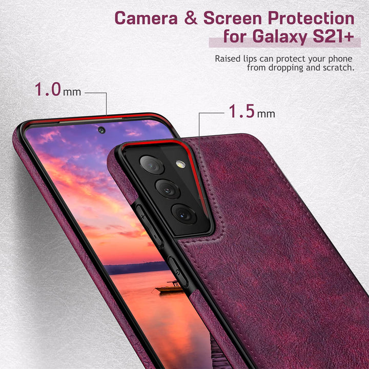 GalaxyS21 Leather Grip Case - DOKUTRONIX