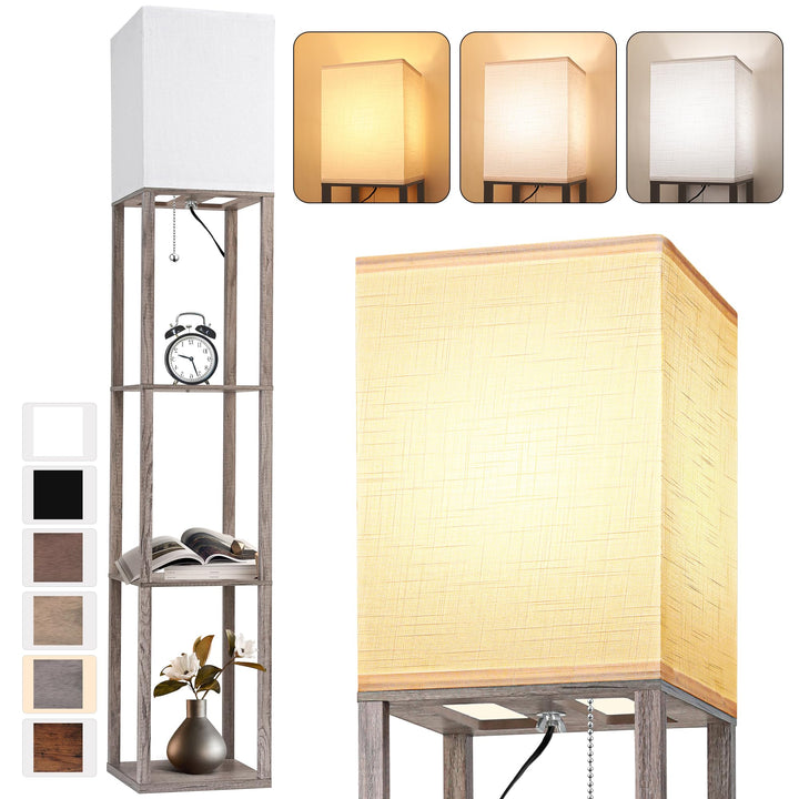 Lumishelf Floor Lamp - DOKUTRONIX