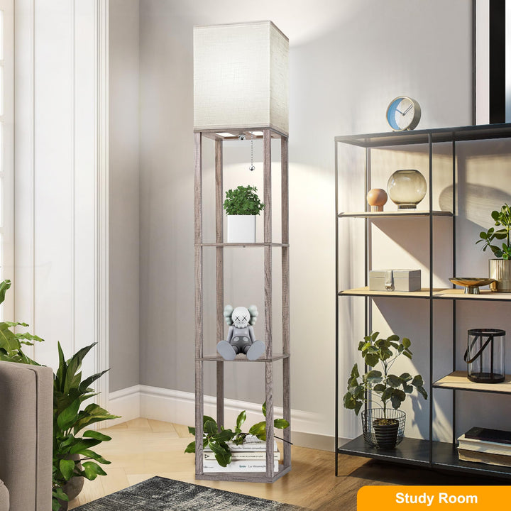 Lumishelf Floor Lamp - DOKUTRONIX