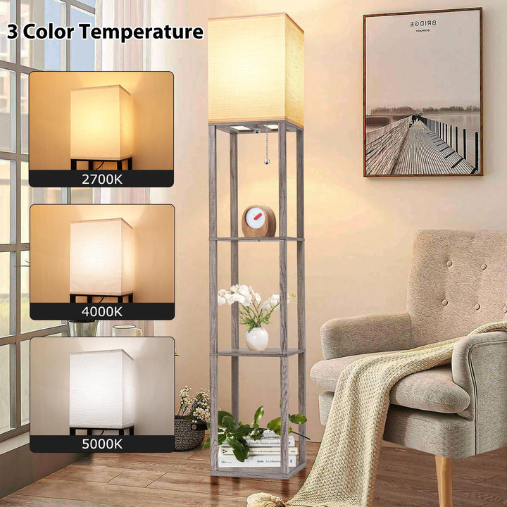 Lumishelf Floor Lamp - DOKUTRONIX