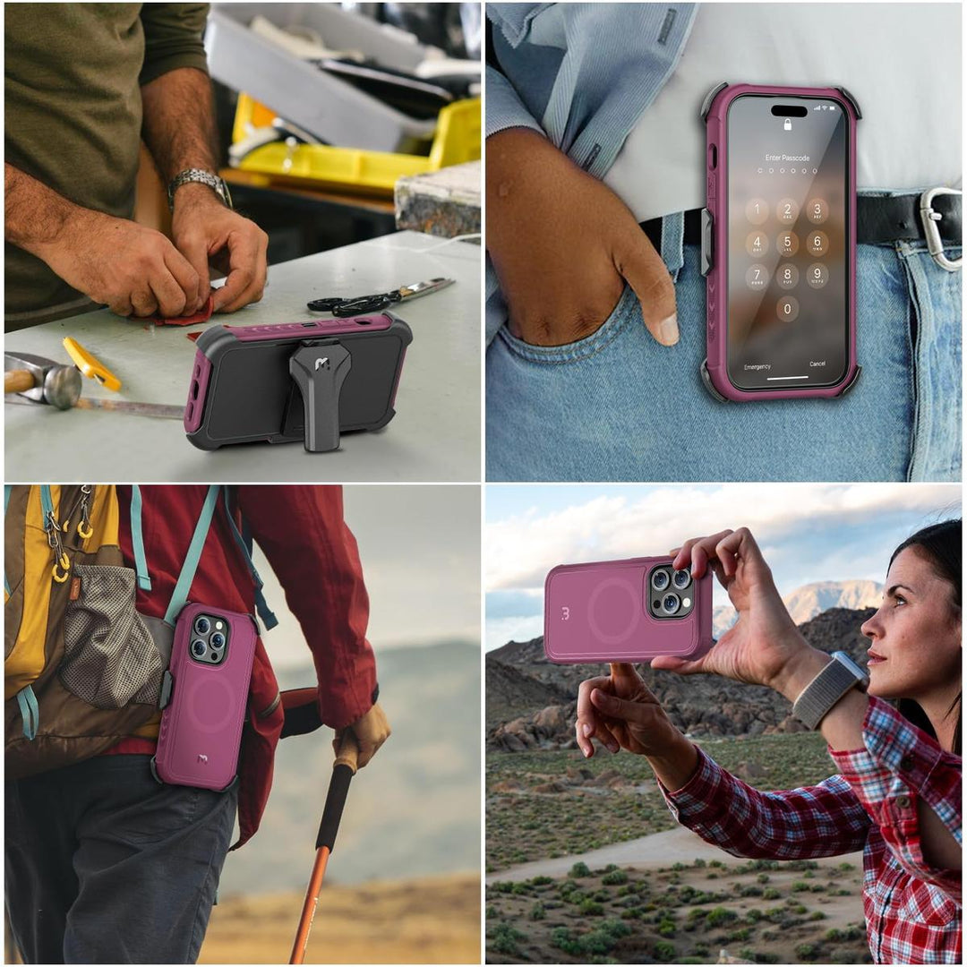 Maverick Armor Case for iPhone 15 Pro Max - Army Green - DOKUTRONIX