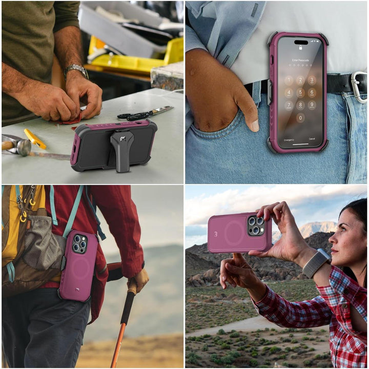 Maverick Armor Case for iPhone 15 Pro Max - Army Green - DOKUTRONIX