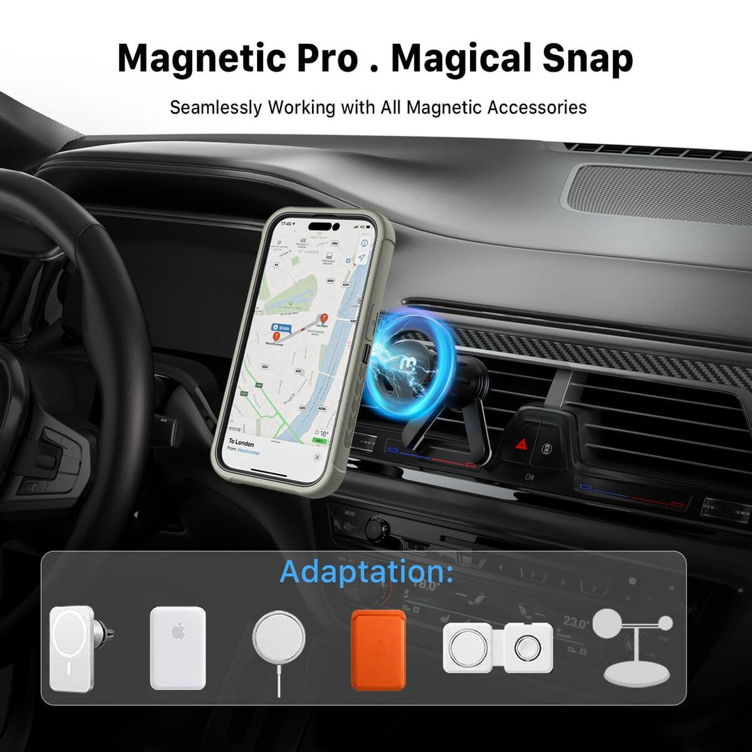 Maverick Armor Case for iPhone 15 Pro Max - Army Green - DOKUTRONIX
