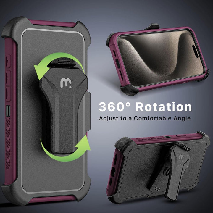 Maverick Armor Case for iPhone 15 Pro Max - Army Green - DOKUTRONIX