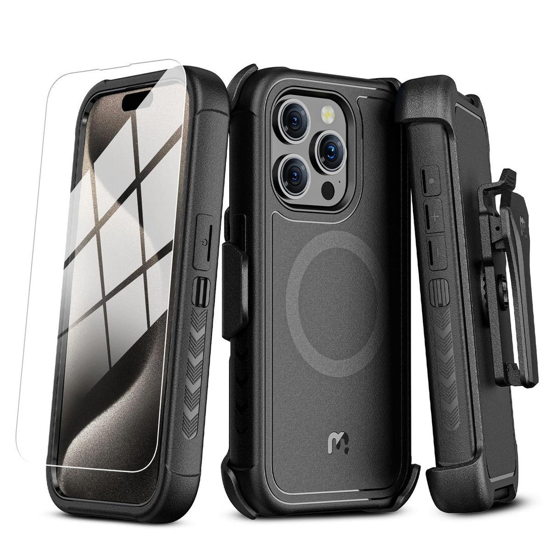 Maverick Armor Case for iPhone 15 Pro Max - Army Green - DOKUTRONIX