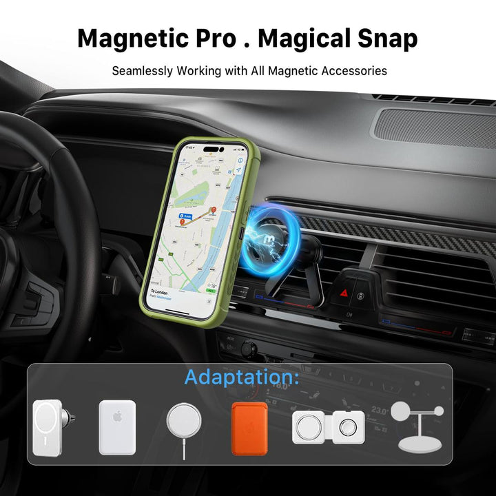 Maverick Armor Case for iPhone 15 Pro Max - Army Green - DOKUTRONIX
