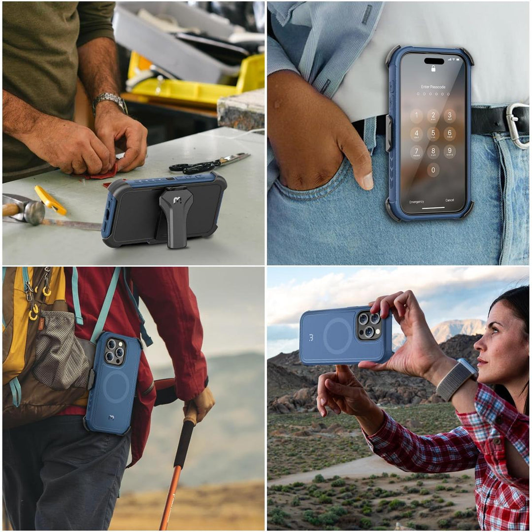 Maverick Armor Case for iPhone 15 Pro Max - Army Green - DOKUTRONIX