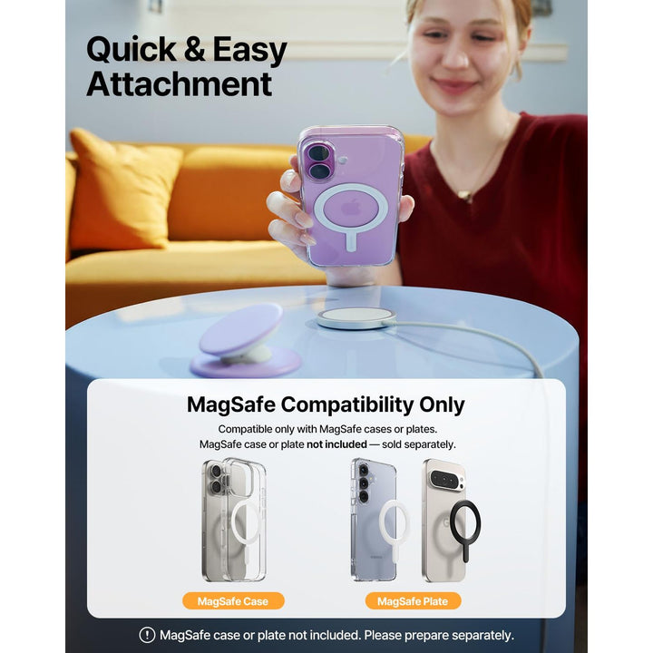 M-Tap Tok Lavender Magnetic Phone Grip - DOKUTRONIX