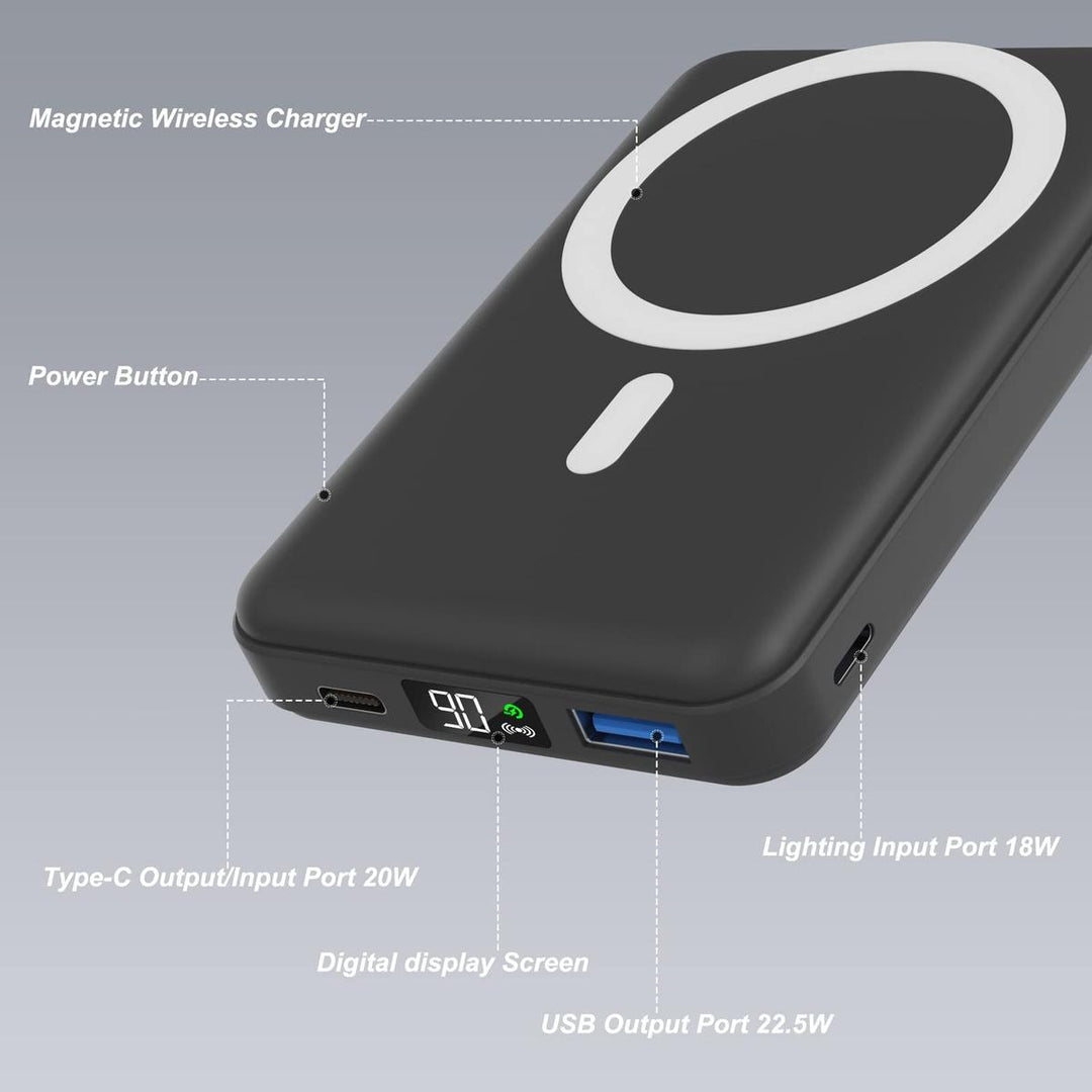 Mag-Safe 10000mAh Power Bank - DOKUTRONIX