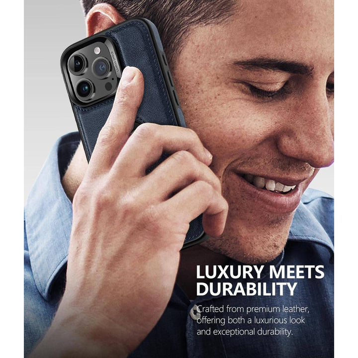 MagMax Leather Case - Blue - DOKUTRONIX