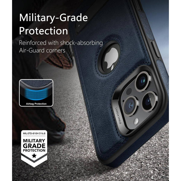 MagMax Leather Case - Blue - DOKUTRONIX