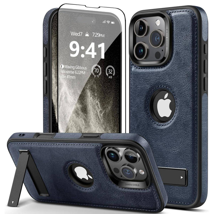 MagMax Leather Case - Blue - DOKUTRONIX