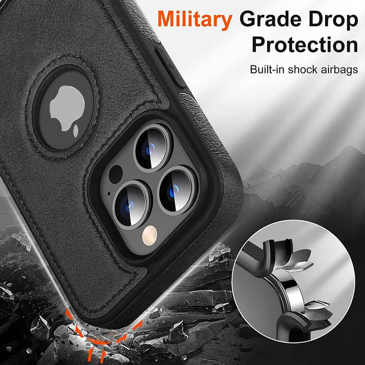 MagMax Leather Case - Blue - DOKUTRONIX