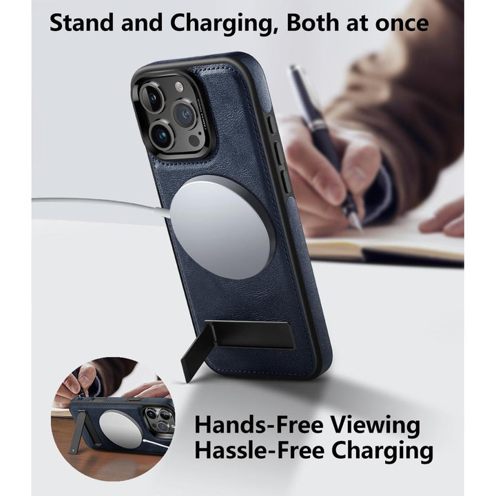 MagMax Leather Case - Blue - DOKUTRONIX