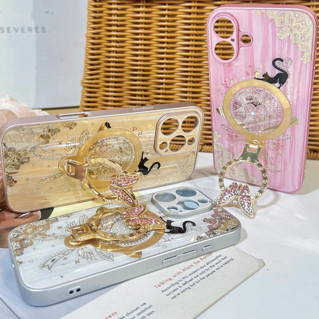 SparkleButterfly MagSafe Case for iPhone 16 Plus - DOKUTRONIX