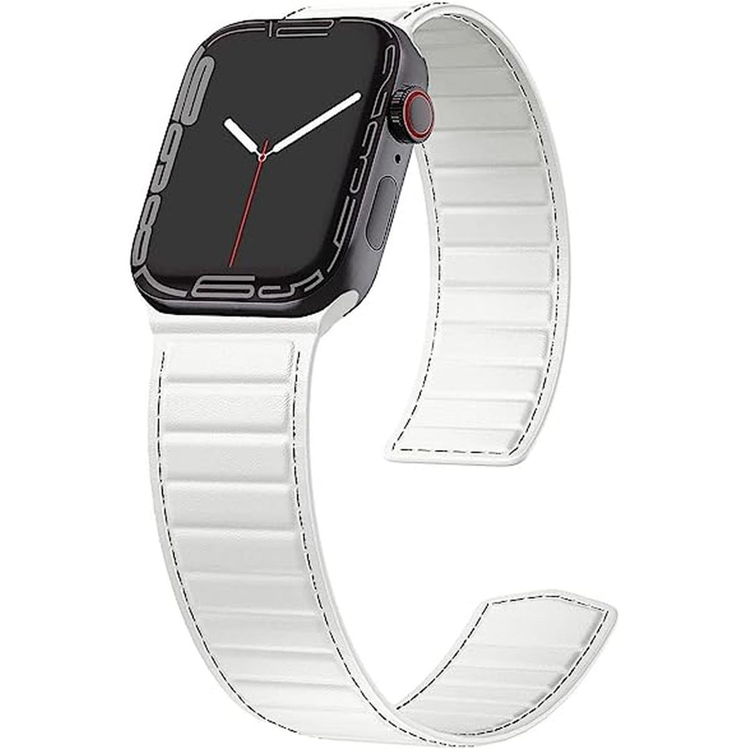 Chalk Magnetic Leather Band for Apple Watch - DOKUTRONIX
