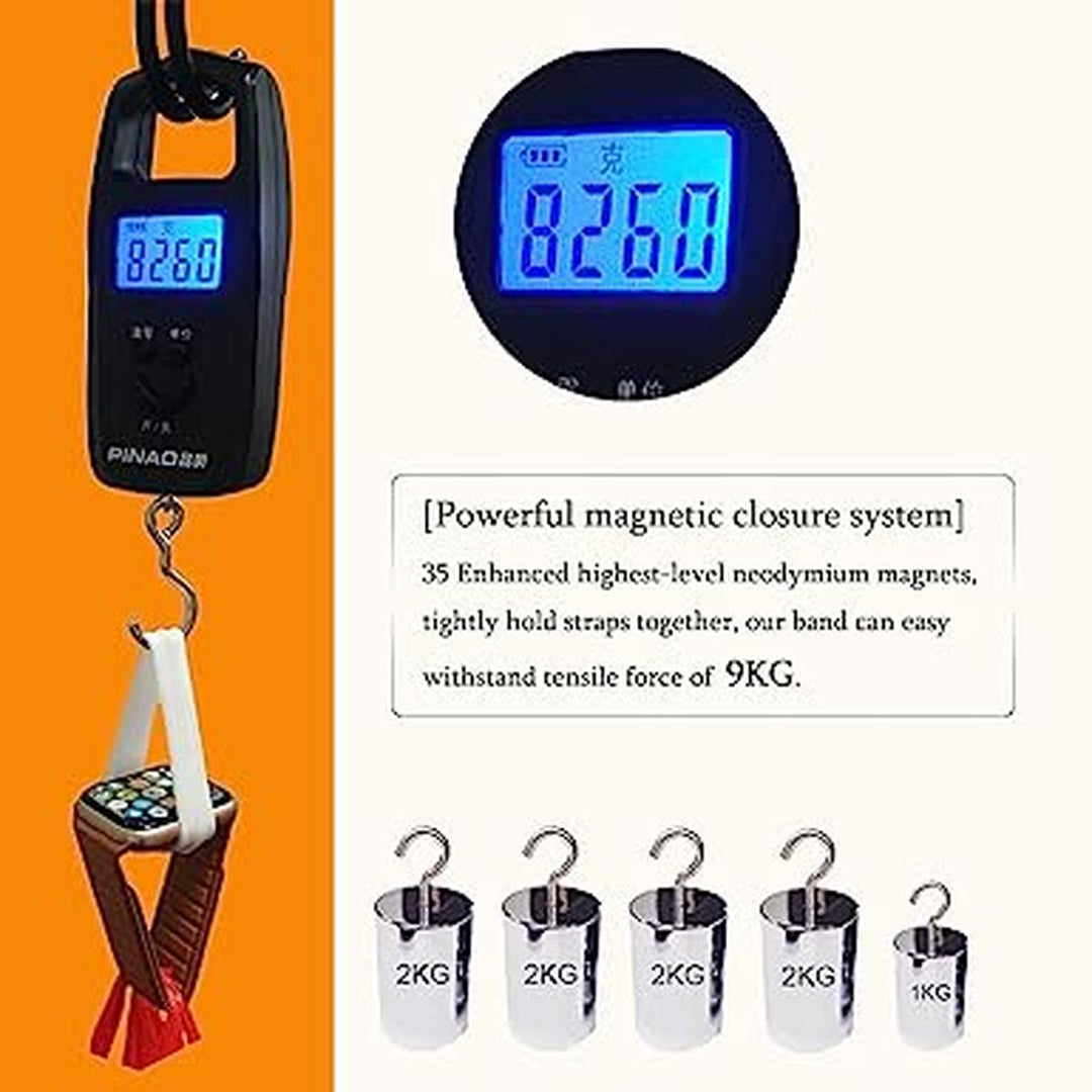 Chalk Magnetic Leather Band for Apple Watch - DOKUTRONIX